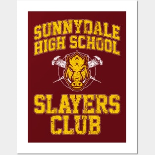 Sunnydale High School Slayers Club Posters and Art